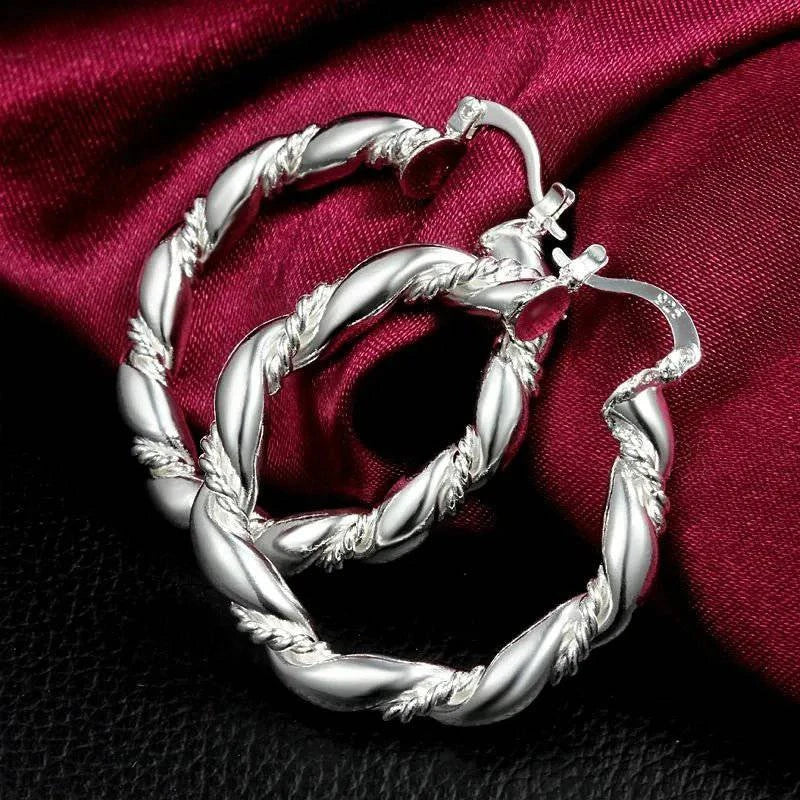 IronCrafts™ 925 Sterling Silver Hoop Earrings for Women - Joomcy