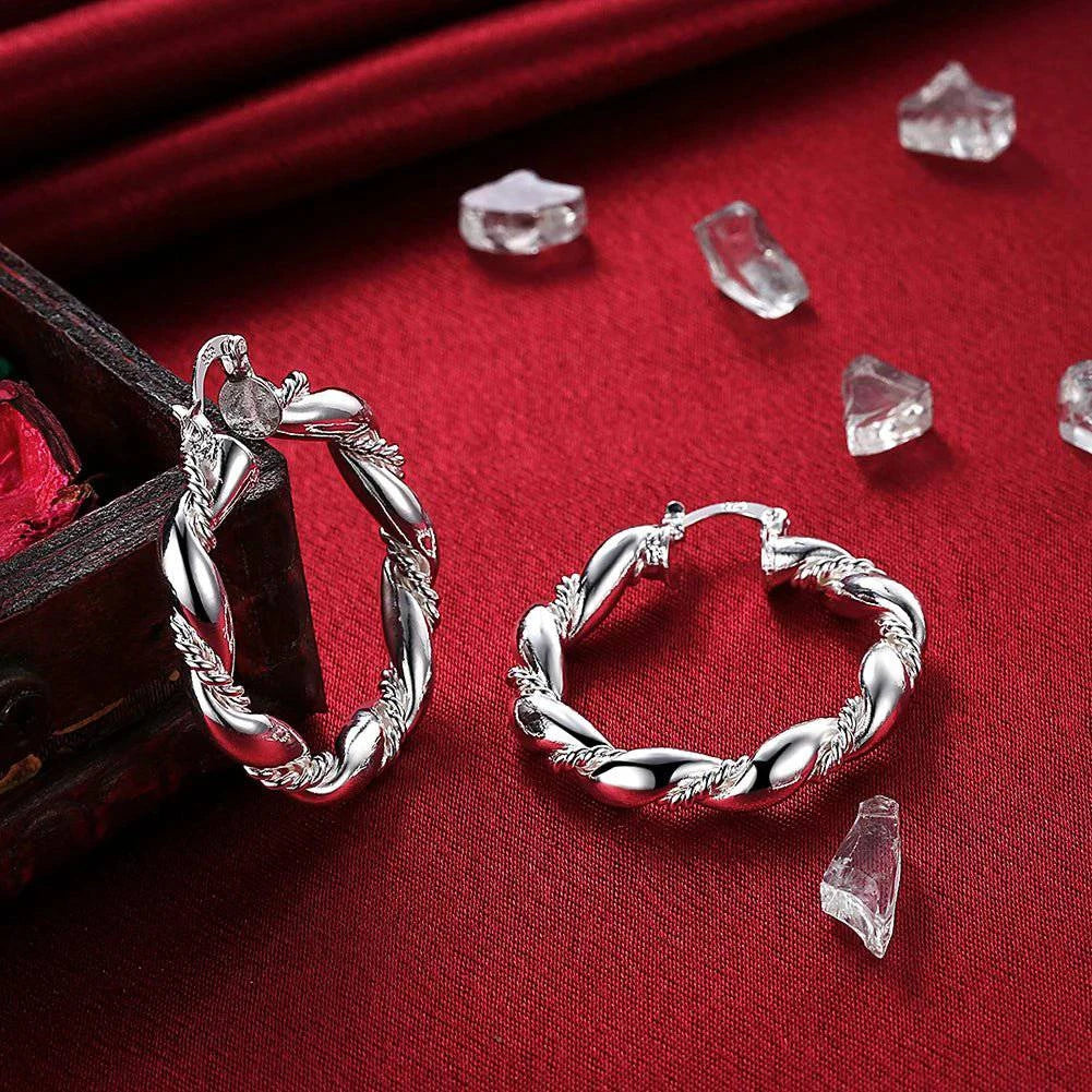 IronCrafts™ 925 Sterling Silver Hoop Earrings for Women - Joomcy