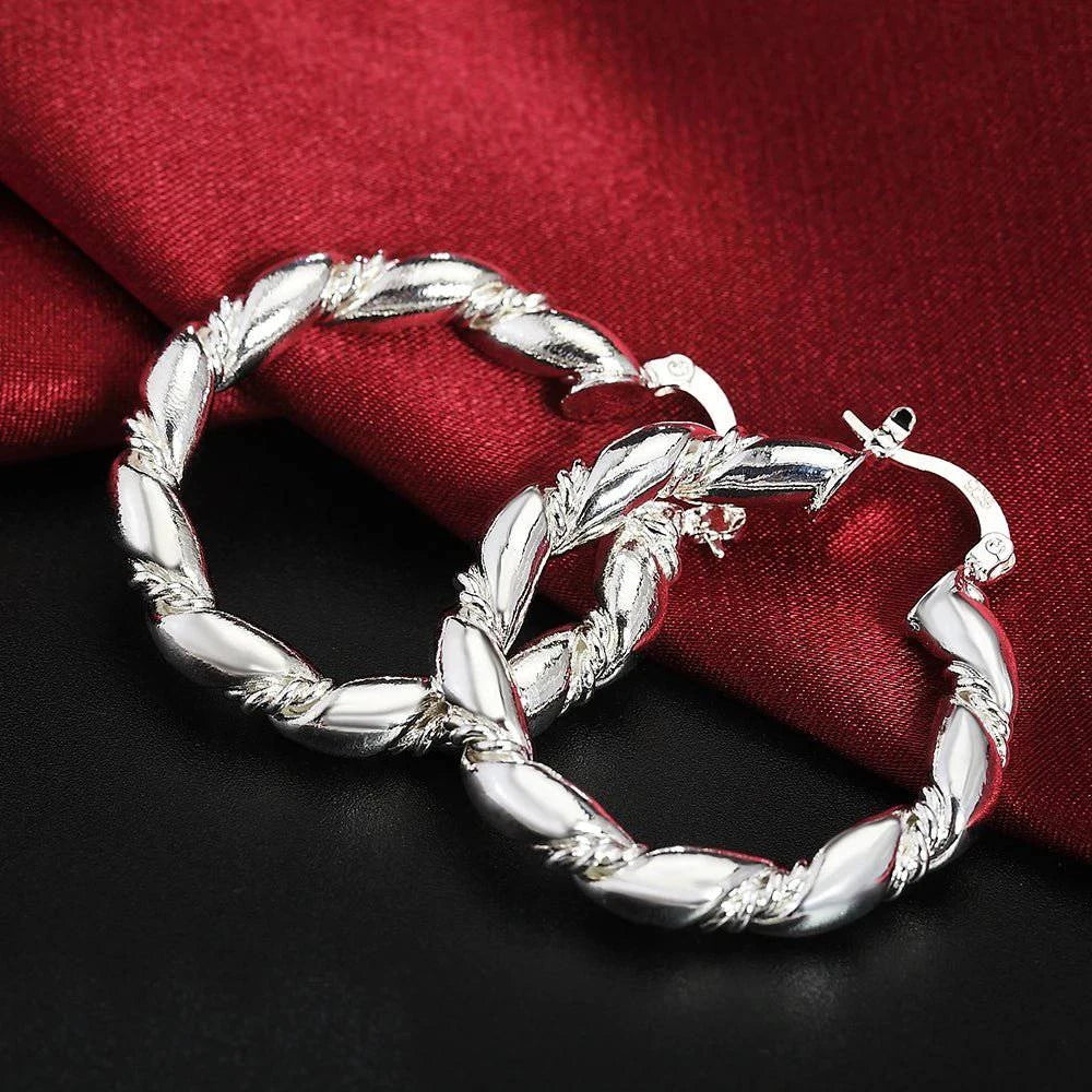 IronCrafts™ 925 Sterling Silver Hoop Earrings for Women - Joomcy