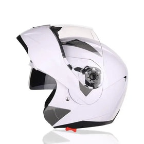 JieKai Motorcycle Half Face Helmet with Dual Lens