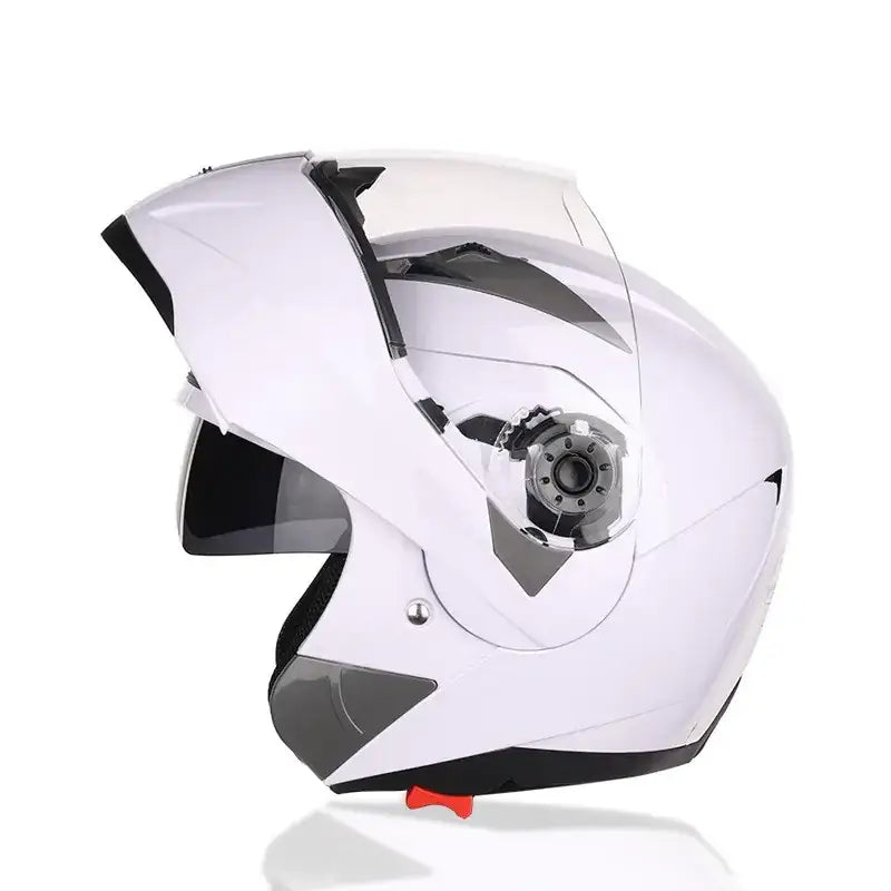 JieKai Motorcycle Half Face Helmet with Dual Lens