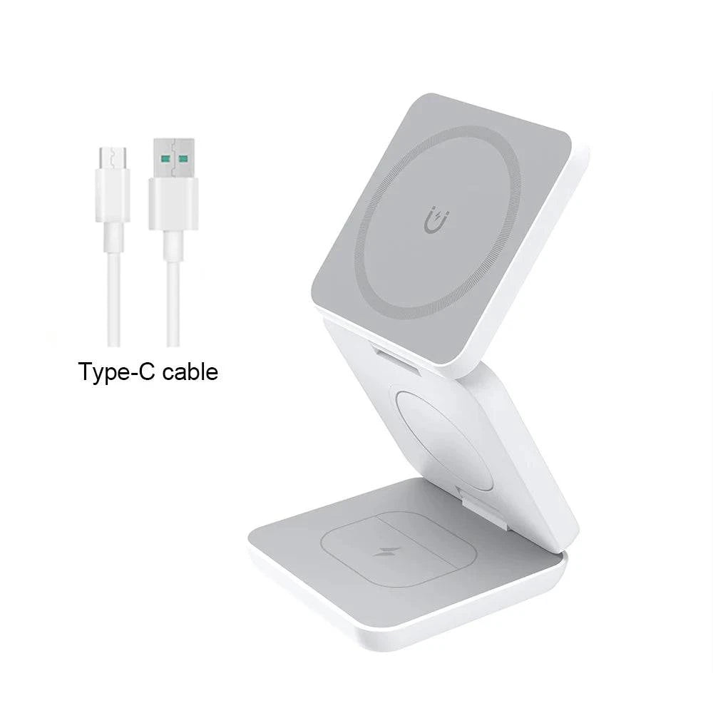Keajor™ 3 in 1 Wireless Charger Portable Pad - Joomcy