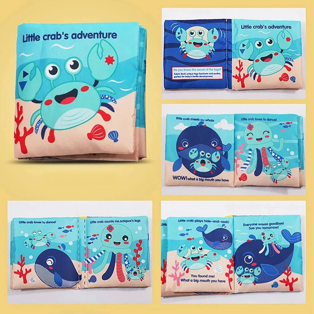 LearnFun™ 0-12 Months Baby Cloth Book for Intelligence Development - Joomcy