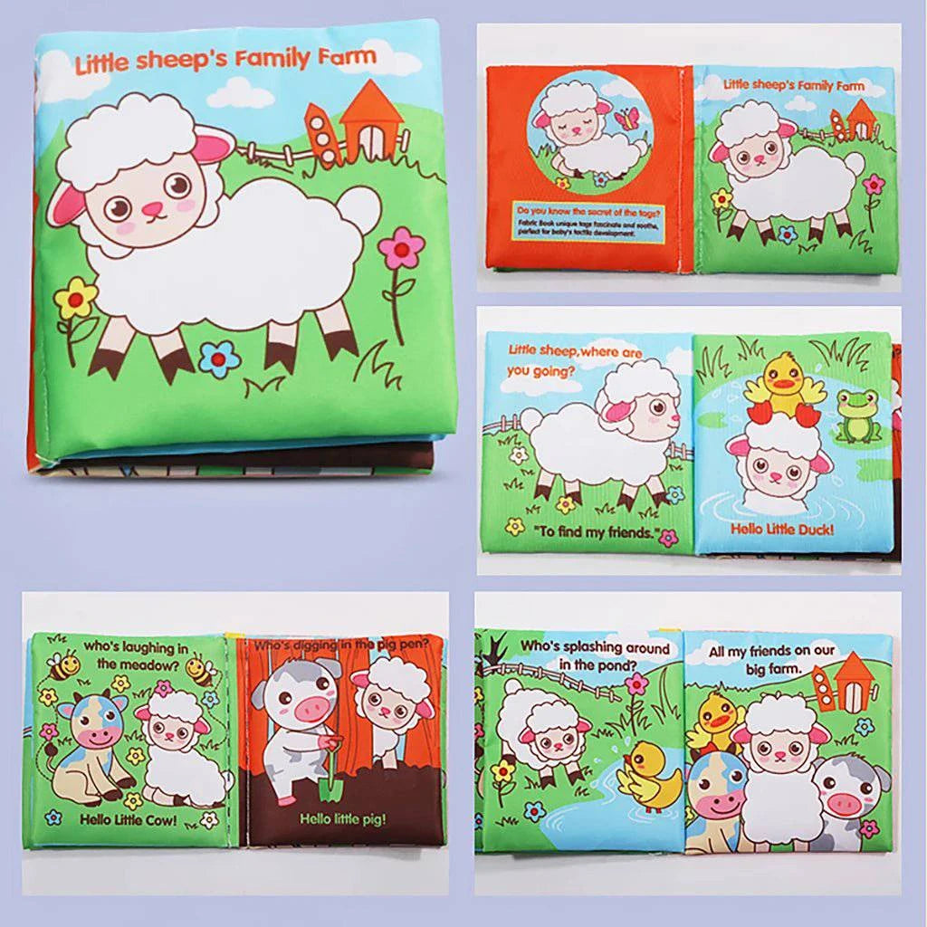 LearnFun™ 0-12 Months Baby Cloth Book for Intelligence Development - Joomcy