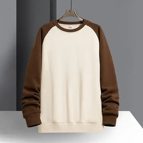 Loose Fit Casual Men's Hoodie with Raglan Sleeves 2023