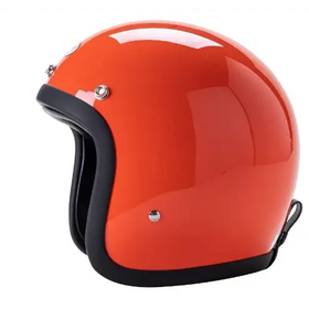 Low Profile Harley Motorcycle Helmet - Retro Biker Lid