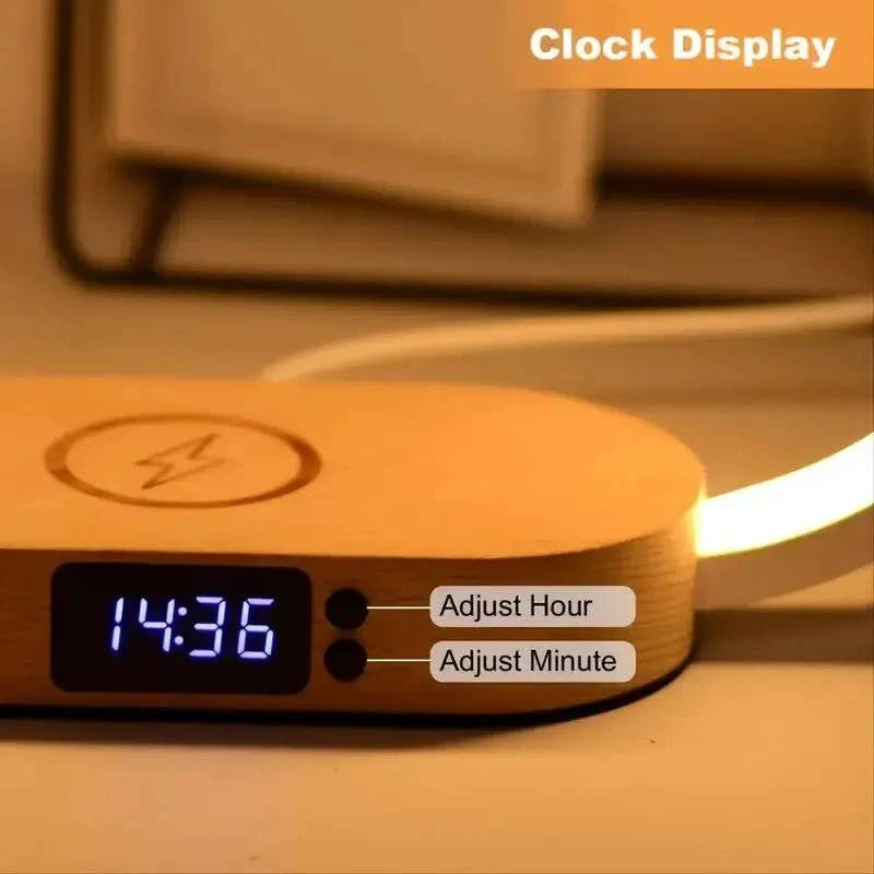 LuxLights™ Multifunction Wireless Charger Pad With Night Light - Joomcy