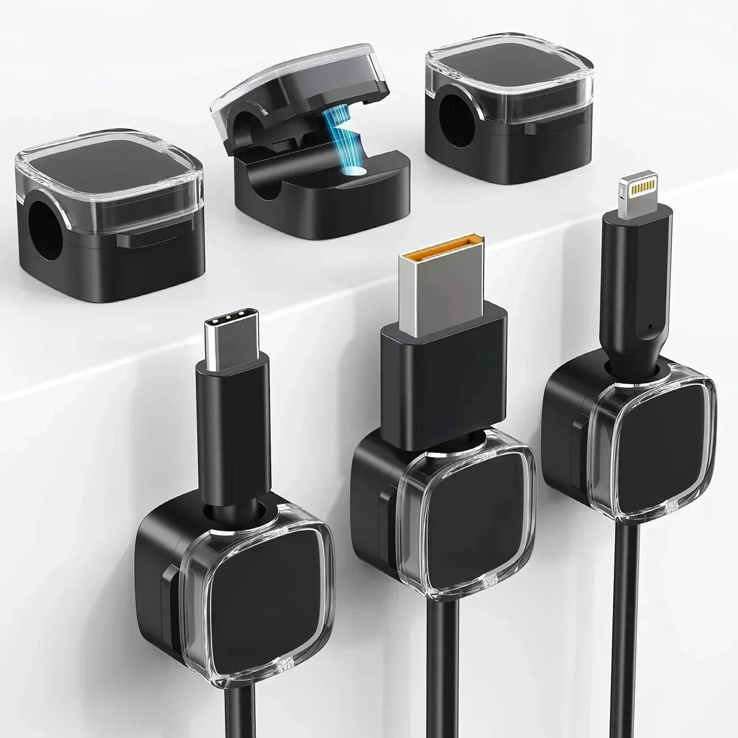 Magnetic Cable Management Clips - Joomcy