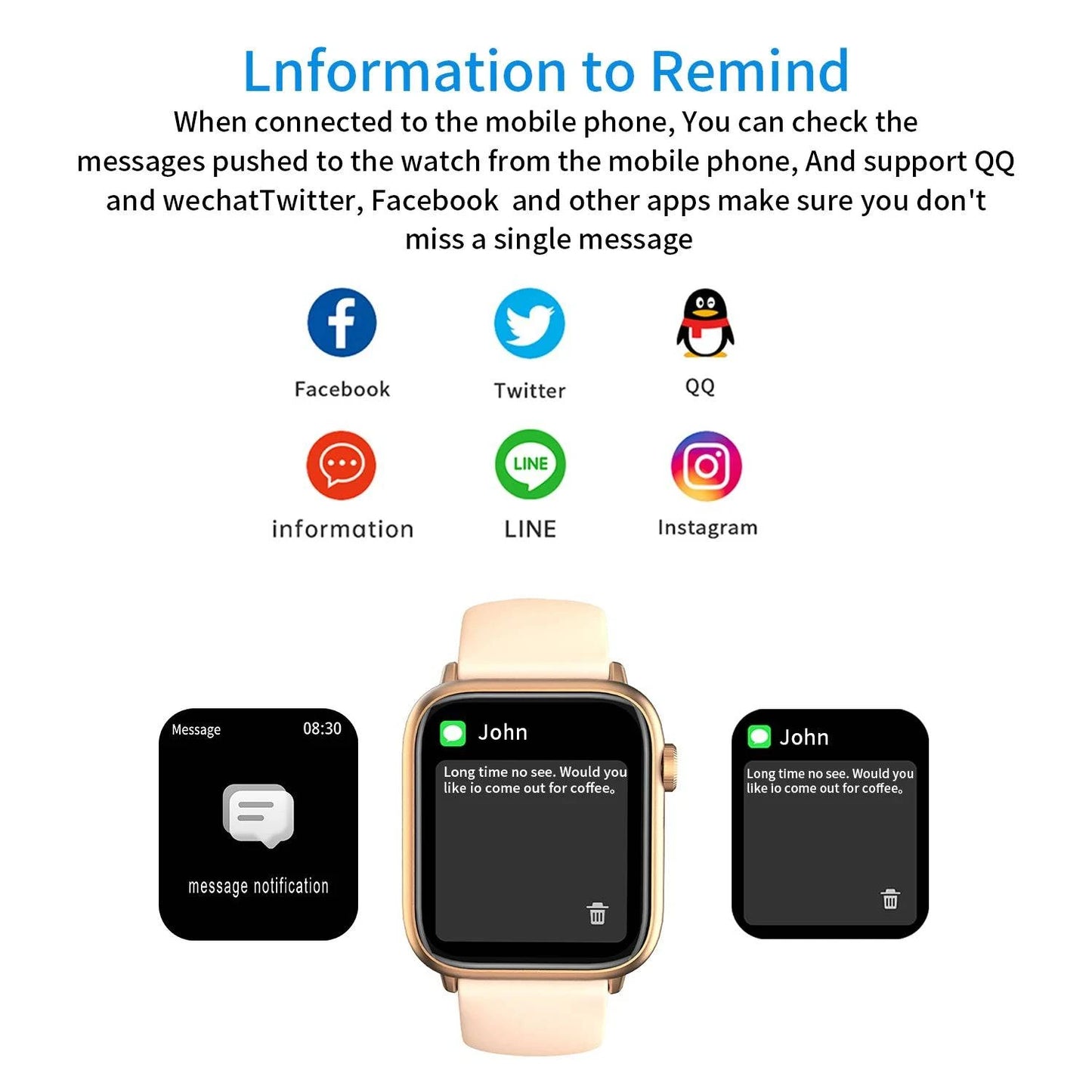 Man Bluetooth Call Sports Smart Watch - Joomcy