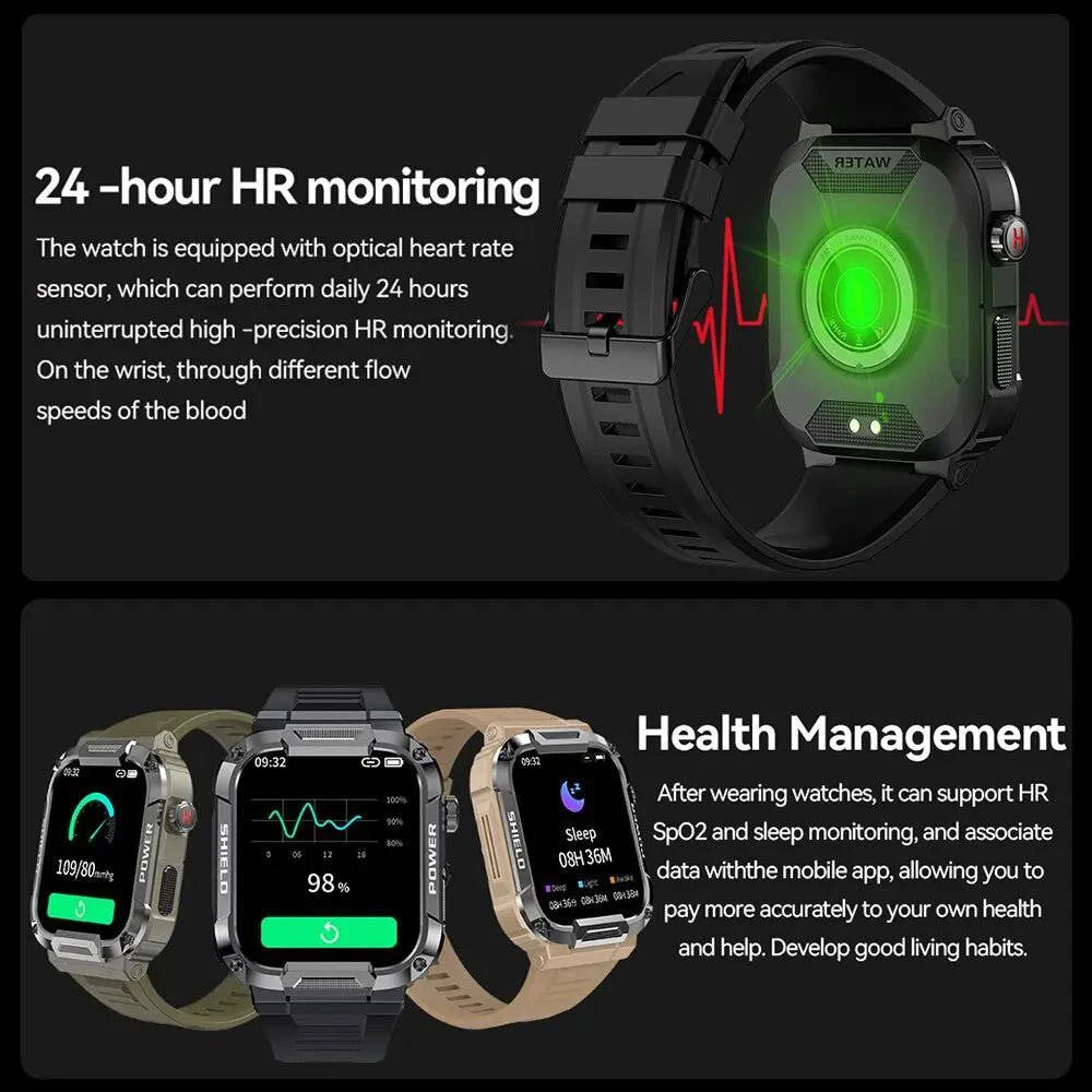 MELANDA™ Bluetooth Military Smart Watch - Joomcy