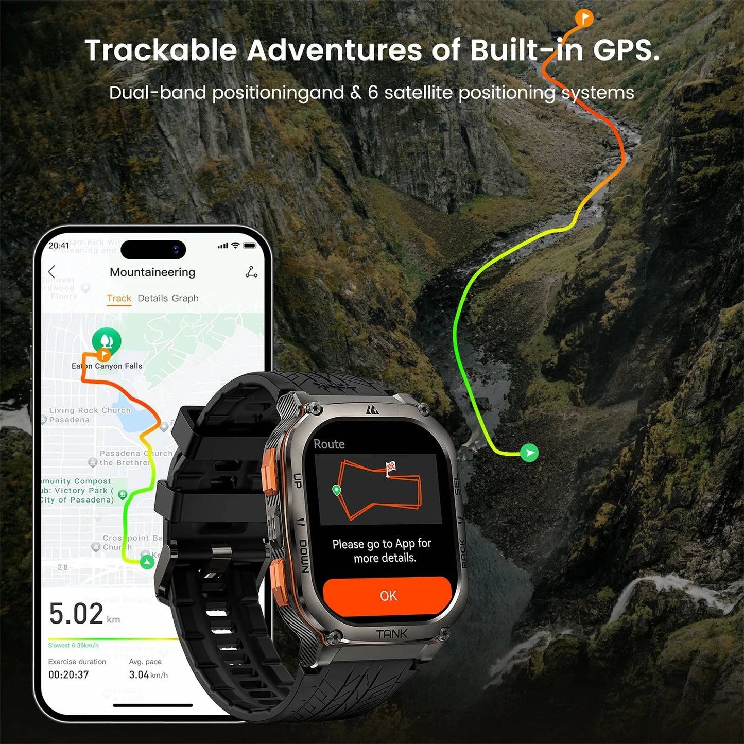 Men M3 Ultra GPS Smart Watch - Joomcy