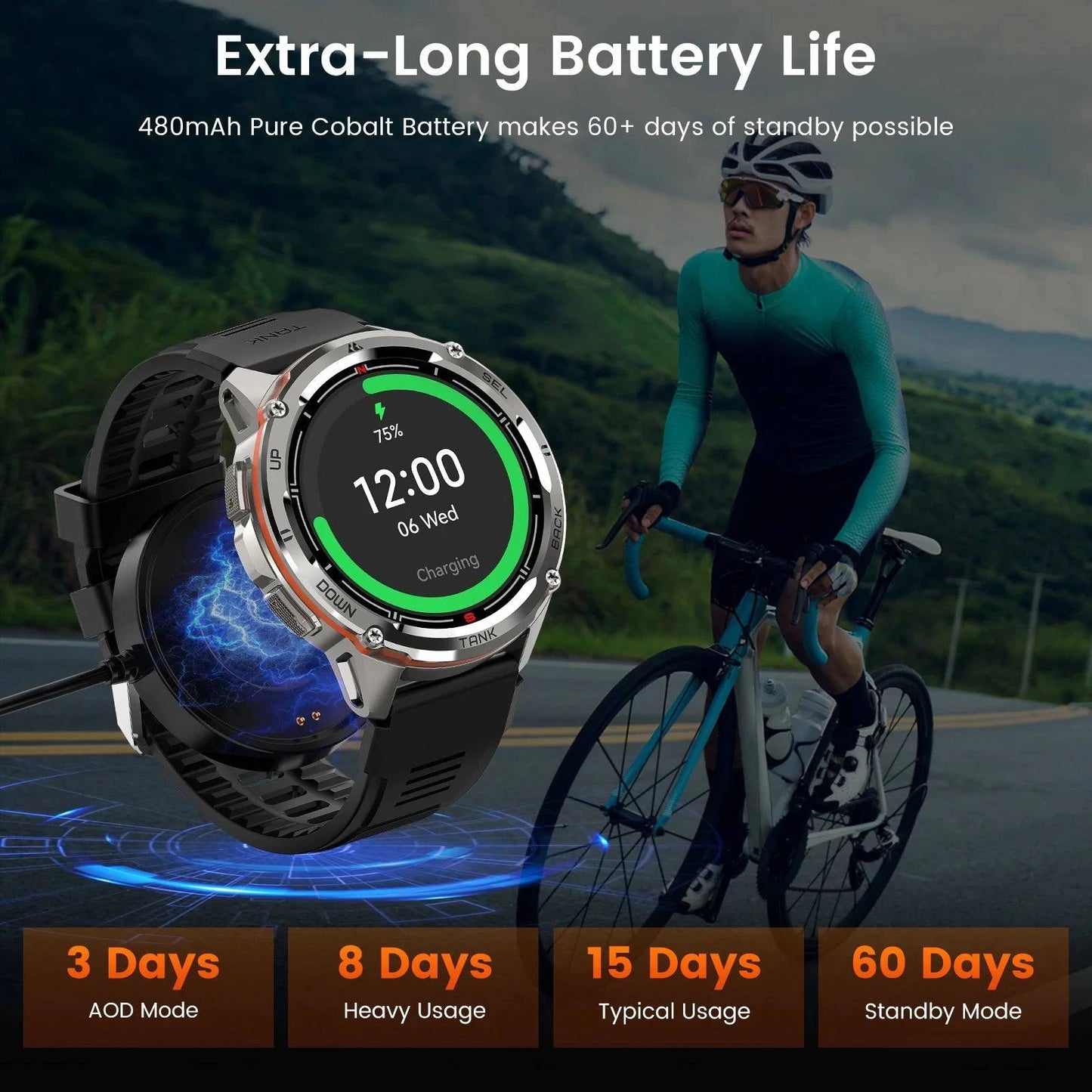 Men T3 Ultra GPS Waterproof Smart Watch - Joomcy