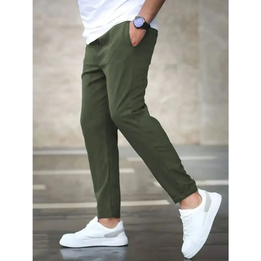 Men's casual cropped pants