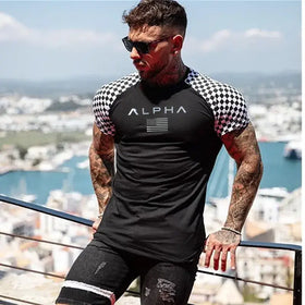 Men's Cotton Sports T-Shirt with Raglan Sleeves