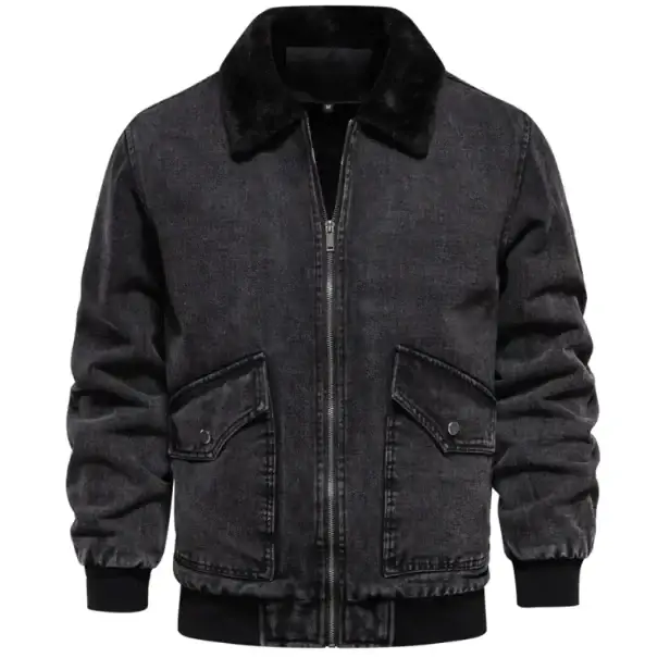 Men's Fleece-Lined Denim Jacket