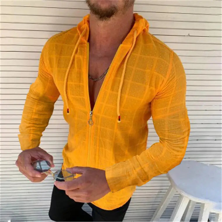 Men's Slim Fit Long Sleeve T-Shirt - Spring/Summer Collection