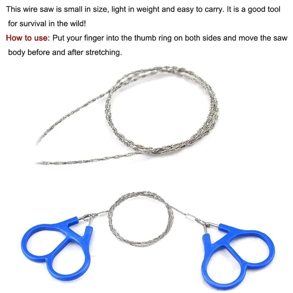 MetalCarves™ Saw Wire EDC Emergency Survival Gear Kit - Joomcy
