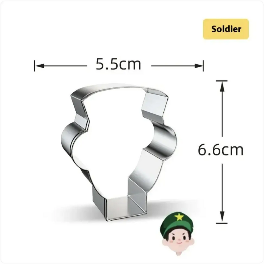 Military Shaped Cookie Cutter