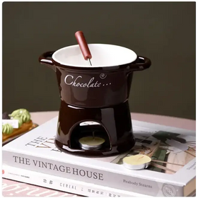 Mini Fondue Pot - Cheese & Dessert Melting Cup