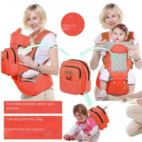 Multi-Functional Baby Carrier and Waist Stool