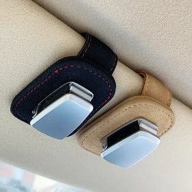 Multifunctional Car Sunglasses Holder & Case Organizer