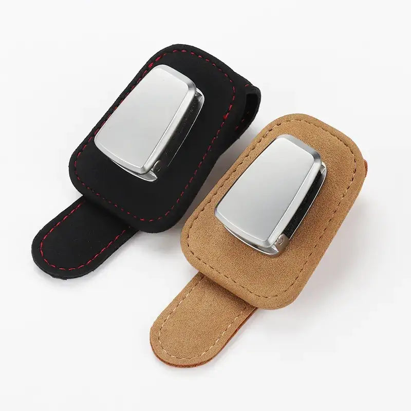 Multifunctional Car Sunglasses Holder & Case Organizer