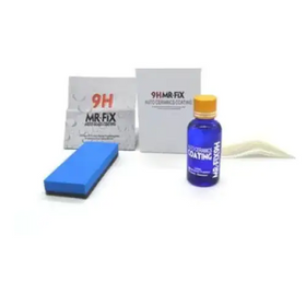 Blue bottle of mr.fix auto ceramic coating with orange cap