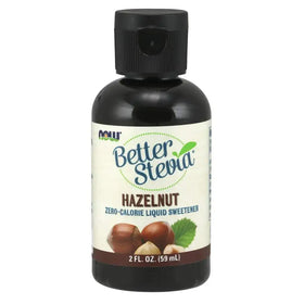 NOW Foods BetterStevia Liquid Hazelnut 2 Fluid Ounce
