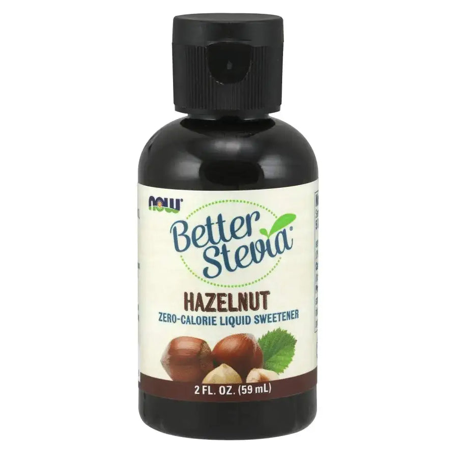 NOW Foods BetterStevia Liquid Hazelnut 2 Fluid Ounce