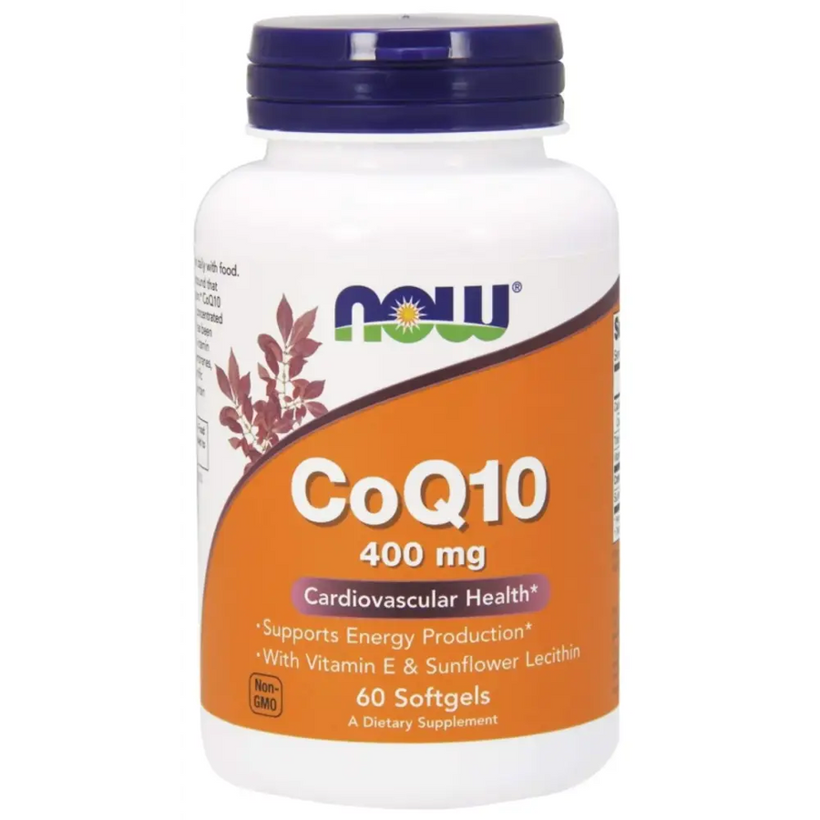 Now Foods CoQ10 400 mg 60 Softgels
