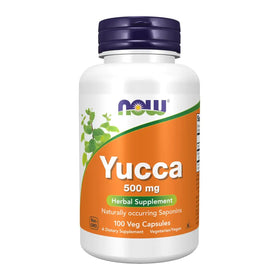 NOW Foods Supplements Yucca (Yucca spp.) 500 mg 4:1 Concentrate Herbal Supplement 100 Capsules