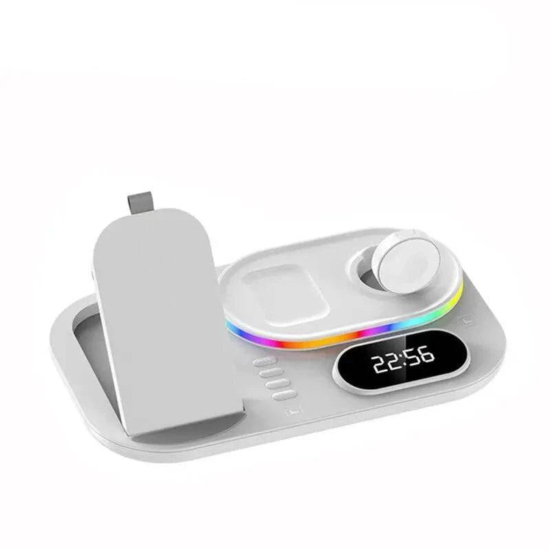 OliSnap™ 4 in 1 Wireless Charger Stand With RGB Light - Joomcy