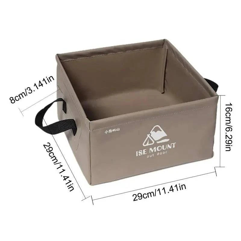 Outdoor Fishing Folding Square Bucket - Joomcy