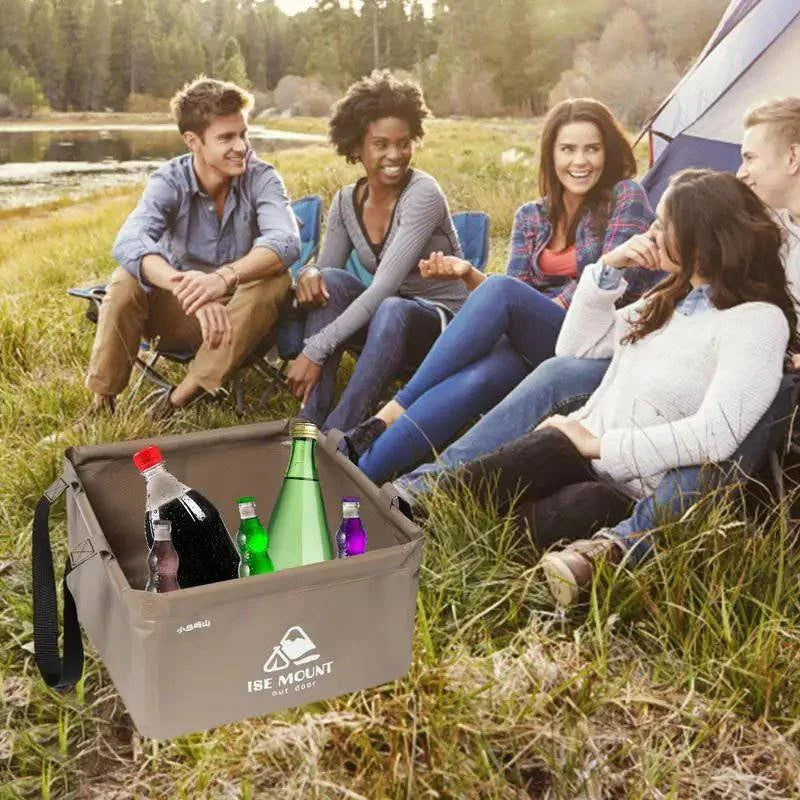 Outdoor Fishing Folding Square Bucket - Joomcy