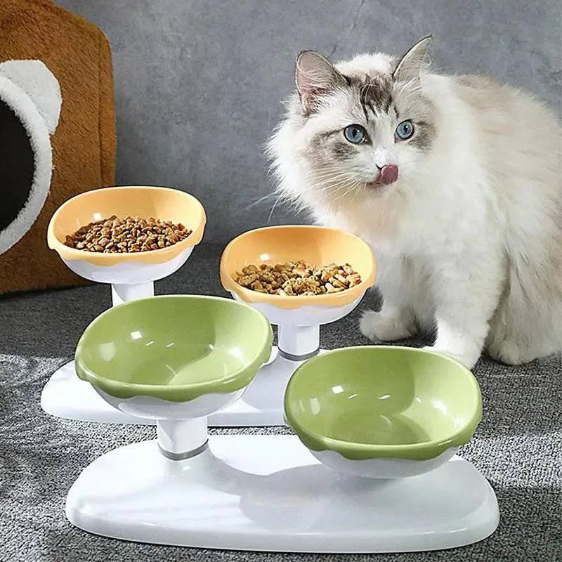 Pet Large Capacity Double Bowl Feeder - Joomcy