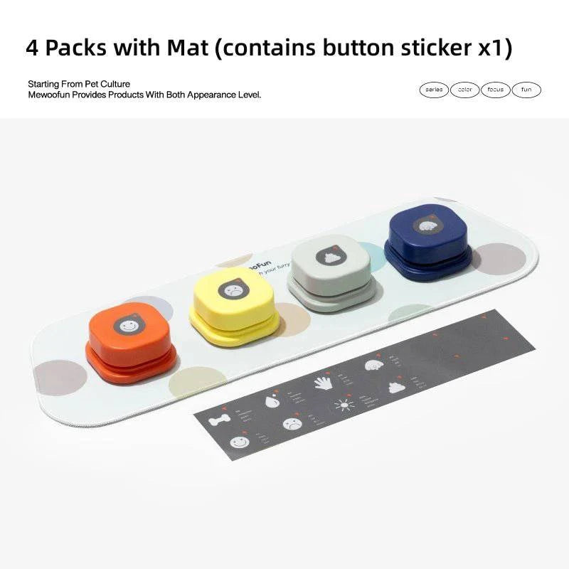 Pet Mewoofun Voice Recording Button Toy - Joomcy