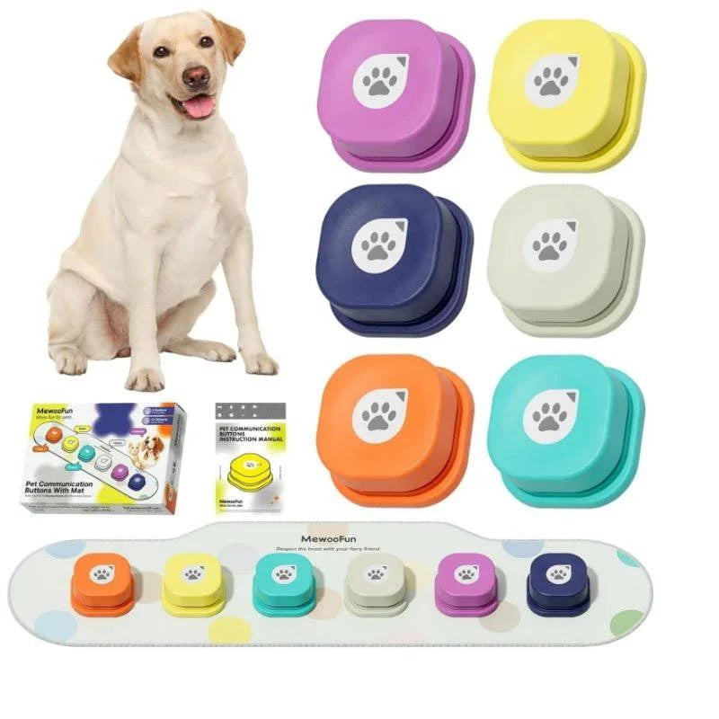 Pet Mewoofun Voice Recording Button Toy - Joomcy