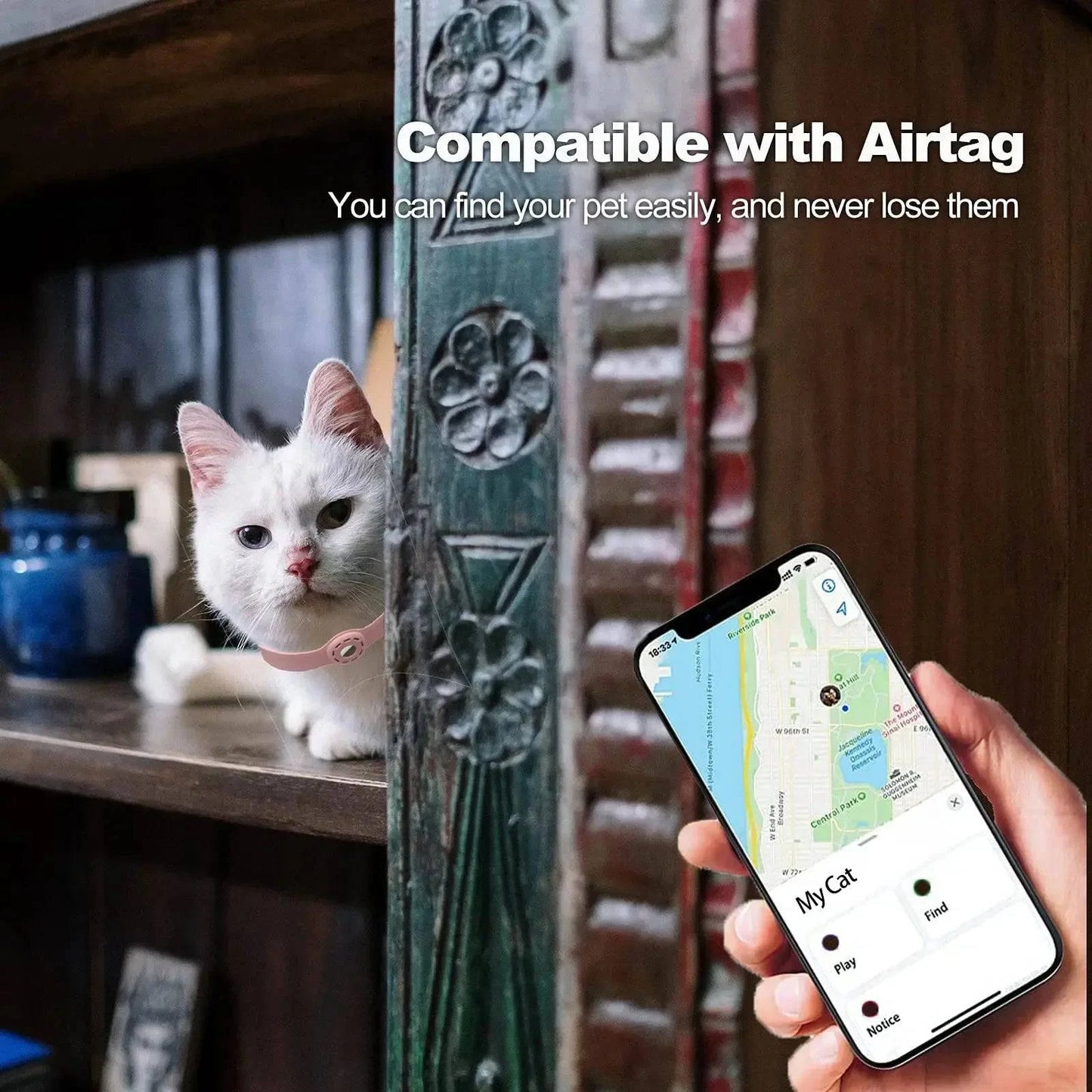 Pet Silicone Anti-Lost Collar - Joomcy