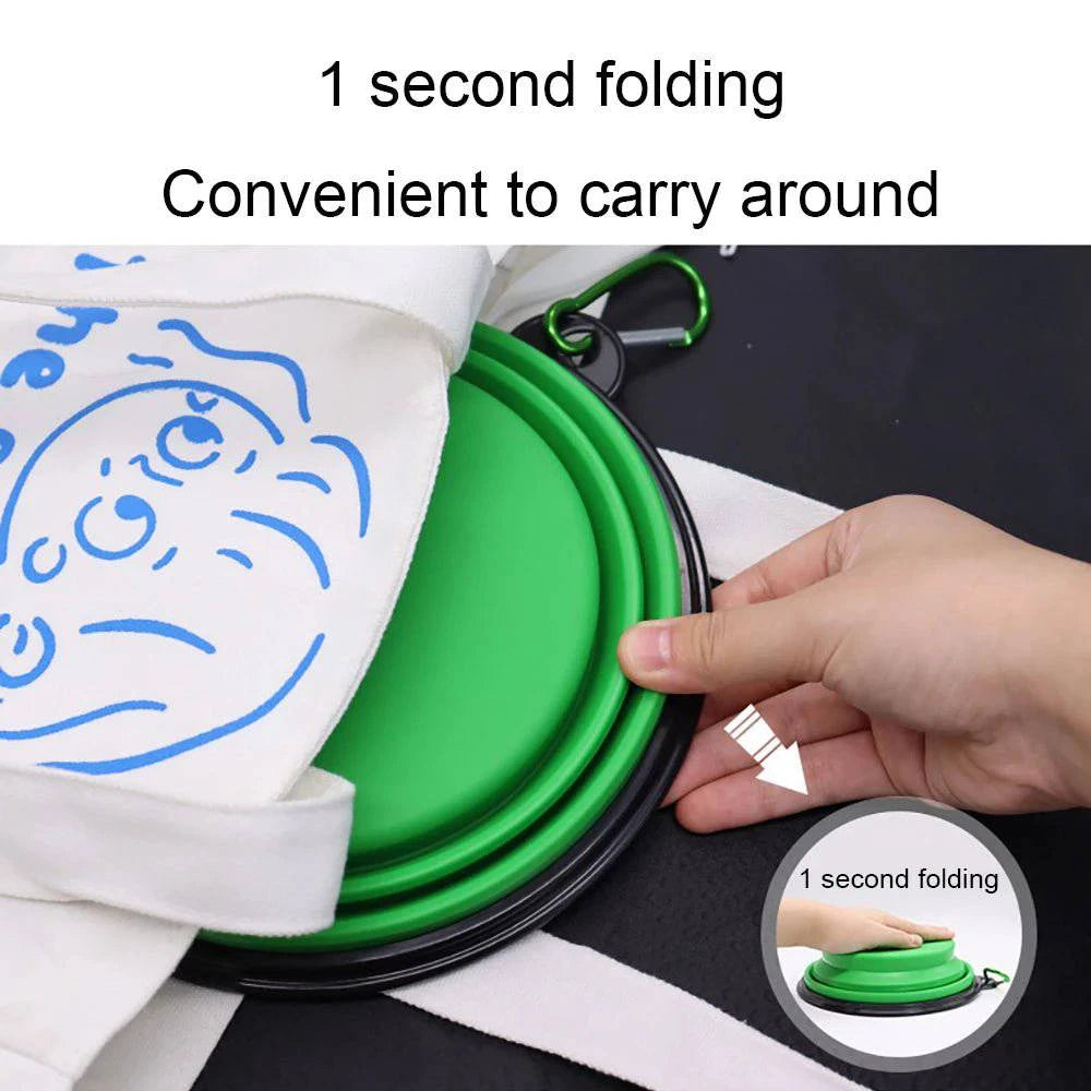 Pet Silicone portable Compact Bowl - Joomcy