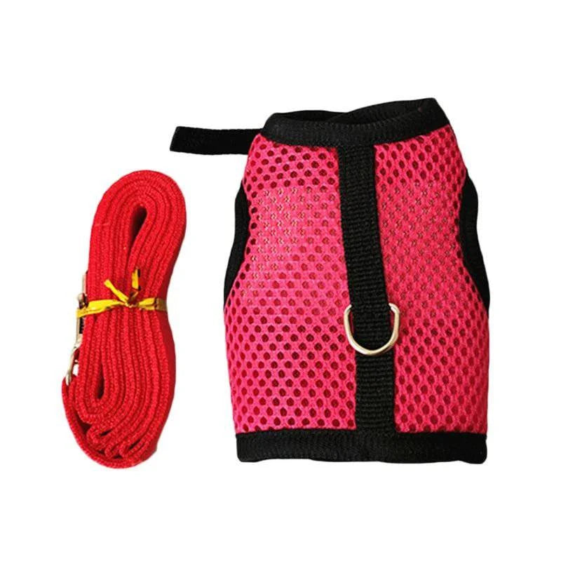 Pet Soft Mesh Vest Leashes Set - Joomcy