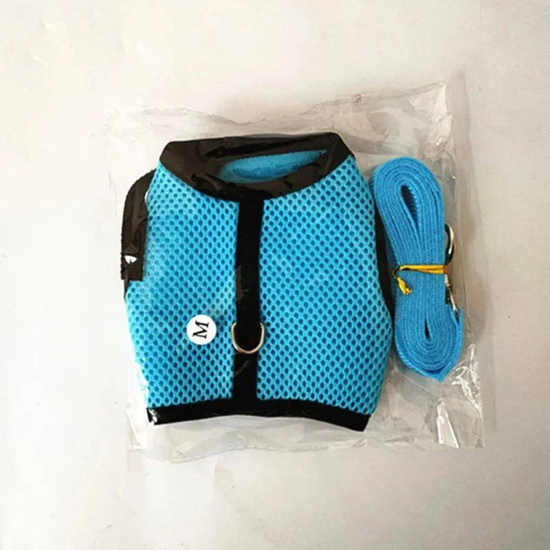 Pet Soft Mesh Vest Leashes Set - Joomcy