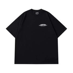 Phantom Letter Print Short Sleeve T-Shirt