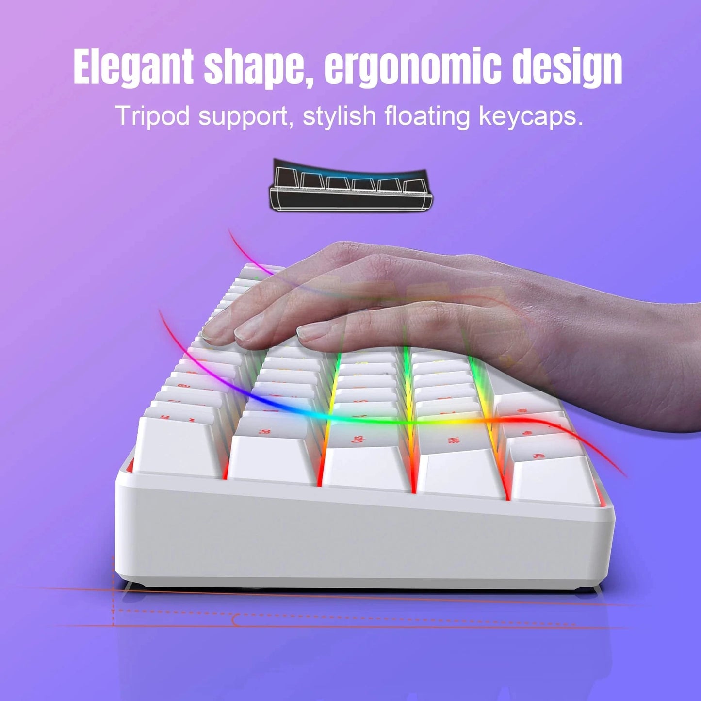 ProKeys™ Mini Gaming Keyboard USB Wired - Joomcy
