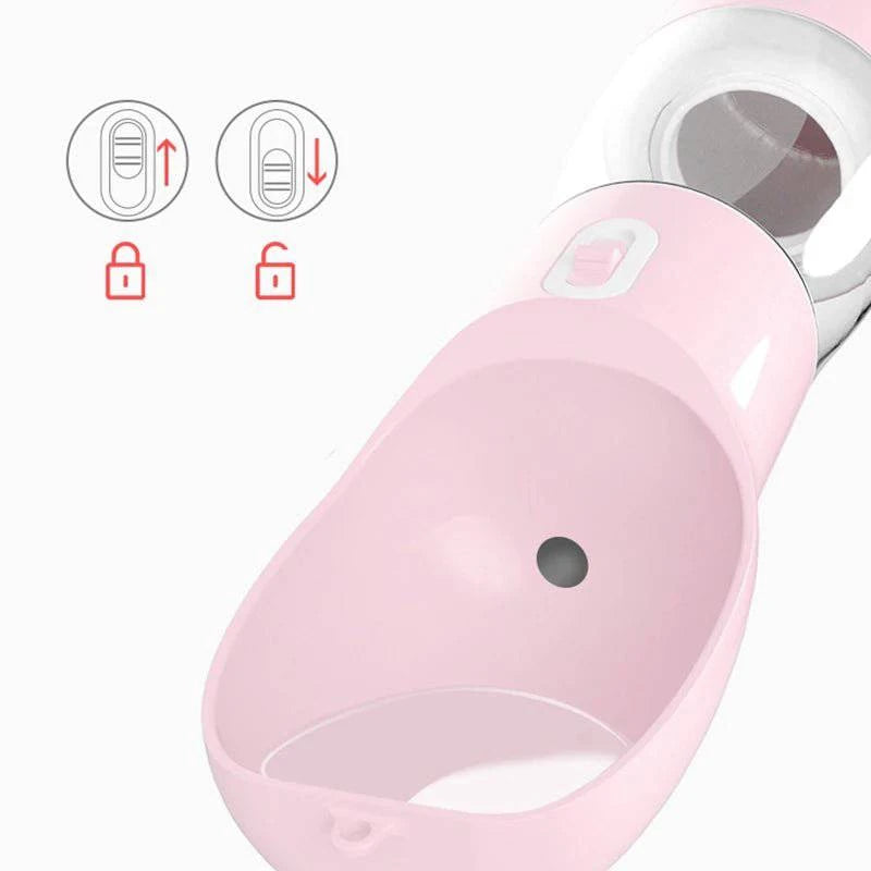 QuickFeed™ Portable Water Bottle + Feeder Bowl - Joomcy