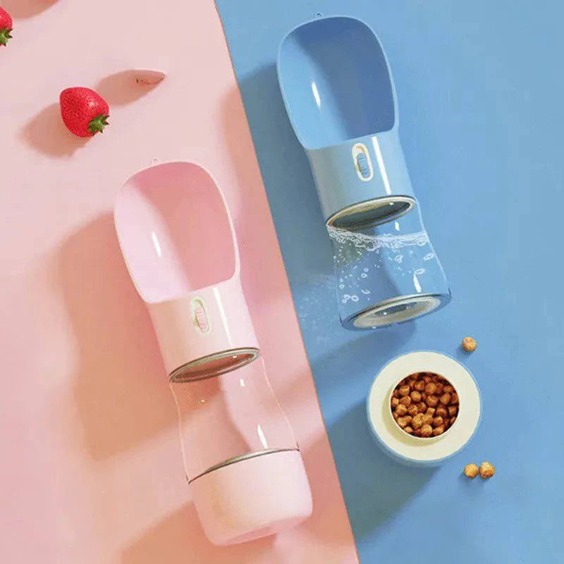 QuickFeed™ Portable Water Bottle + Feeder Bowl - Joomcy
