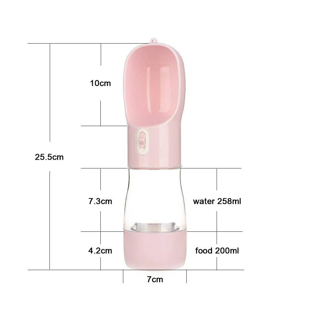 QuickFeed™ Portable Water Bottle + Feeder Bowl - Joomcy