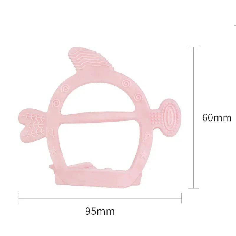 SafeBite™ Silicone Animal Biting Toys For Babies - Joomcy