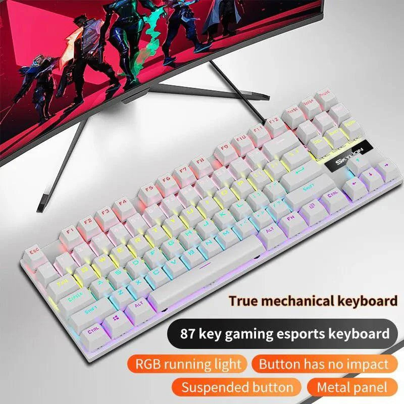 SKYLION™ K87 Wired Mechanical Keyboard - Joomcy