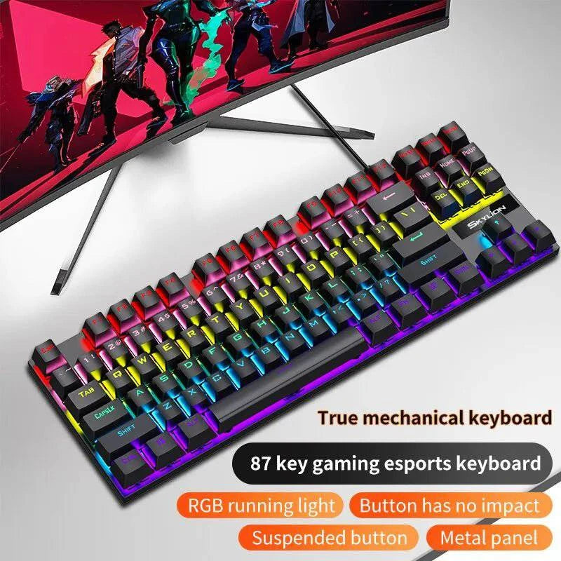 SKYLION™ K87 Wired Mechanical Keyboard - Joomcy