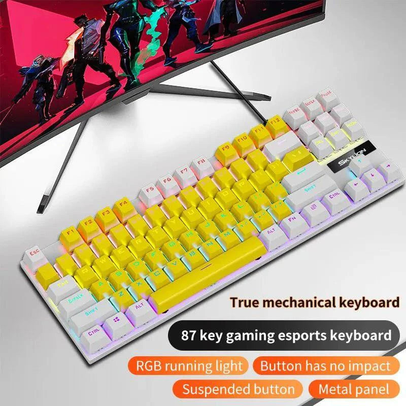 SKYLION™ K87 Wired Mechanical Keyboard - Joomcy
